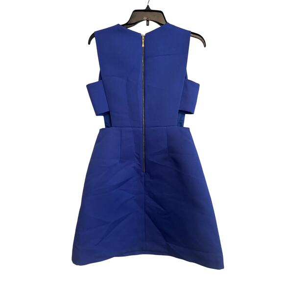 Kate spade new york Side Cutout a-line Dress Sz 2 Blue $398 NWT - Picture 10 of 13